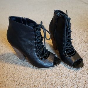 Open Toe Booties